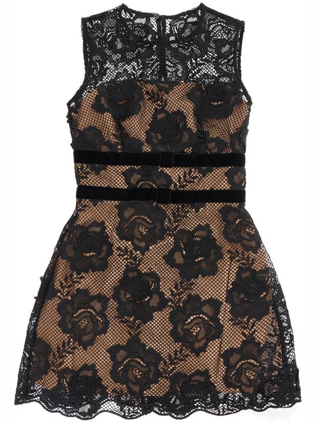 lace mini dress with bows - SELF PORTRAIT - BALAAN 1