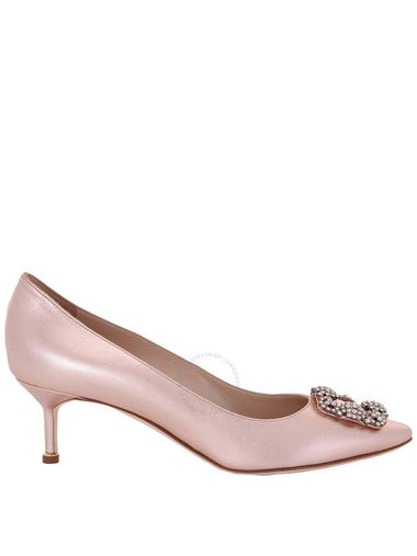 Manolo Blahnik Hangisi Jewel Buckle Pumps, Brand Size 40 ( US Size 10 ) - MANOLO BLAHNIK - BALAAN 1