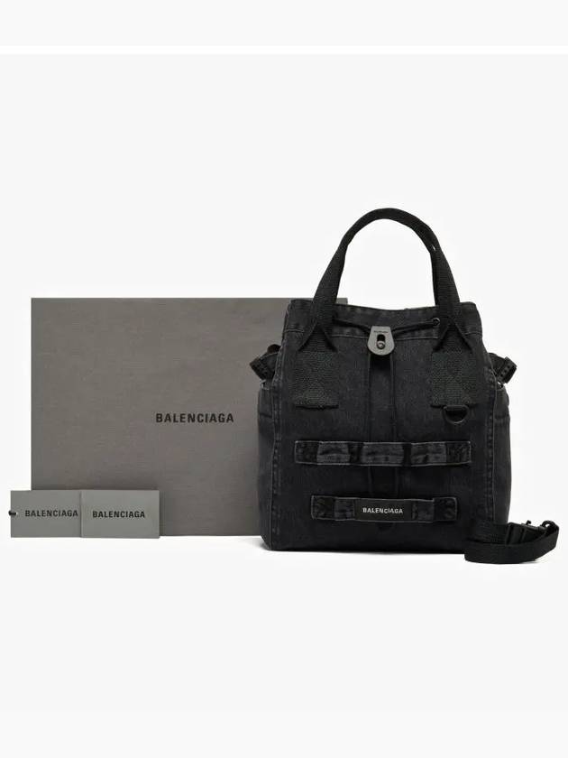 Army Small Tote Bag Black - BALENCIAGA - BALAAN 4