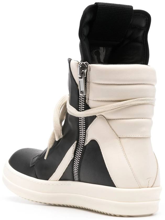 Porterville Geobasket High Top Sneakers Black Milk - RICK OWENS - BALAAN 4