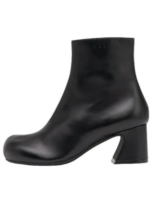 leather ankle boots black - MARNI - BALAAN 1