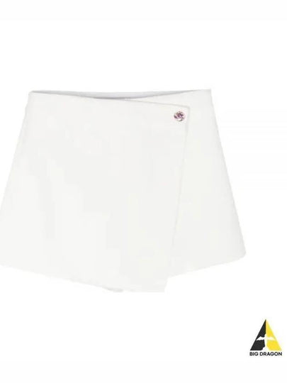 Front Button Panel Shorts Ivory - MSGM - BALAAN 2