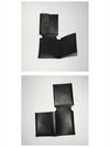 Tri-Fold Logo 3-Fold Card Wallet Black - ACNE STUDIOS - BALAAN 5