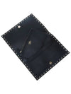 Rockstud Flap Clutch Bag Black - VALENTINO - BALAAN 7