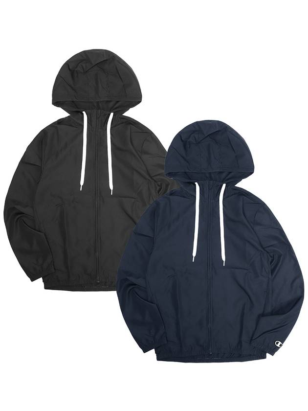 Lightweight hooded zipup windbreaker jacket 1517TU - CHAMPION - BALAAN 1