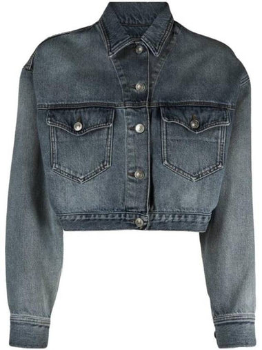 Tadia Denim Jacket Blue - ISABEL MARANT - BALAAN 1