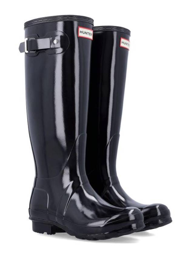 Original Tall Gloss Rain Boots Black - HUNTER - BALAAN 3