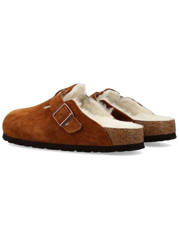 Boston Fur Shearling Mule Mink - BIRKENSTOCK - BALAAN 5