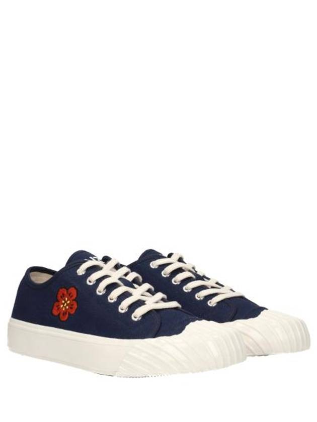 Shool Boke Flower Low Top Sneakers Navy - KENZO - BALAAN 3