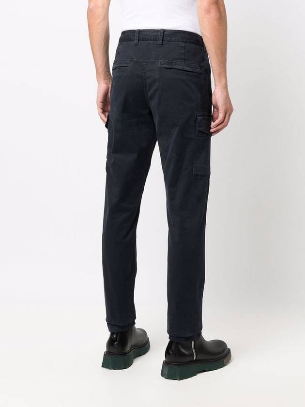 Wappen Patch Cargo Straight Pants Navy - STONE ISLAND - BALAAN 4