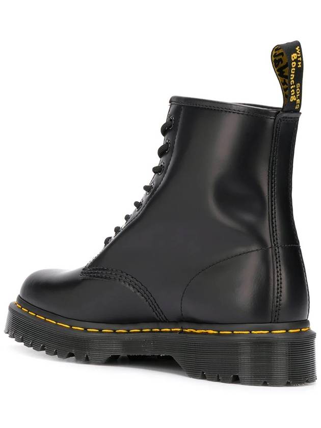 1460 Bex Smooth Leather Platform Worker Boots Black - DR. MARTENS - BALAAN 4