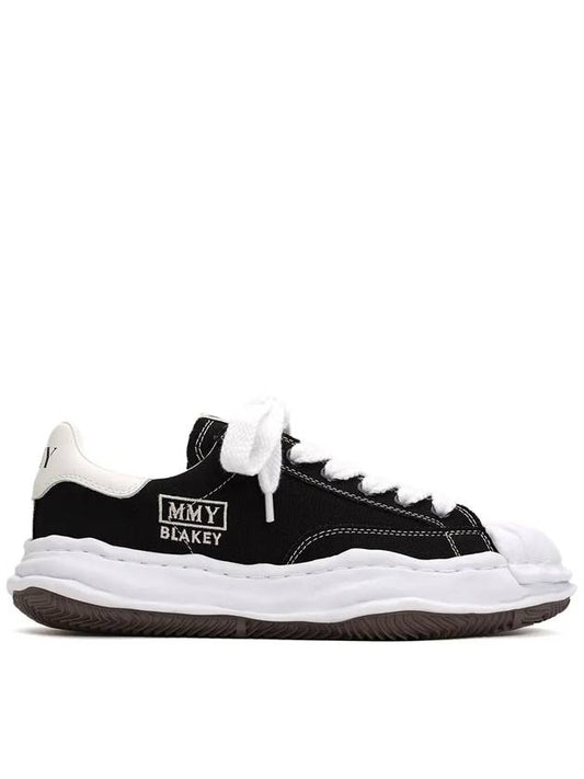 Men s Blakey Sole Canvas Sneakers A08FW735 BLACK - MIHARA YASUHIRO - BALAAN 1