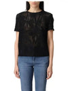 Lettera Short Sleeve T-Shirt Black - MAX MARA - BALAAN 2