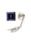 YSL Mouth Black Logo Tie Pin - SAINT LAURENT - BALAAN 4