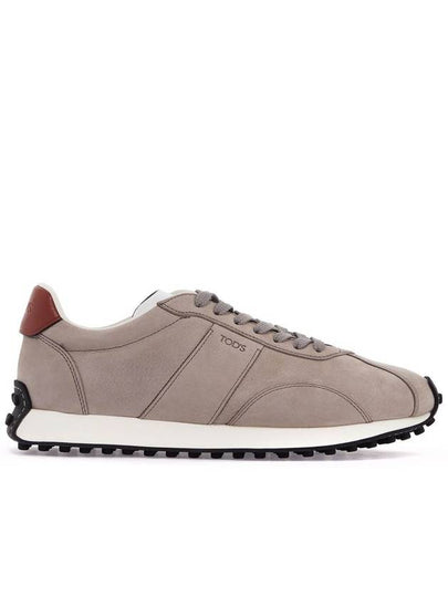 T Vintage Leather Low Top Sneakers Gray - TOD'S - BALAAN 2