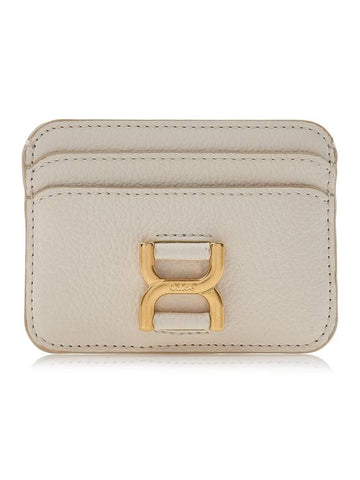 Marcie Leather Card Wallet Ivory - CHLOE - BALAAN 1