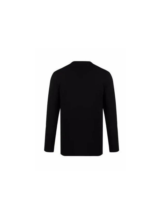 Henry Neck Long Sleeve T-Shirt Black - TOM FORD - BALAAN 4