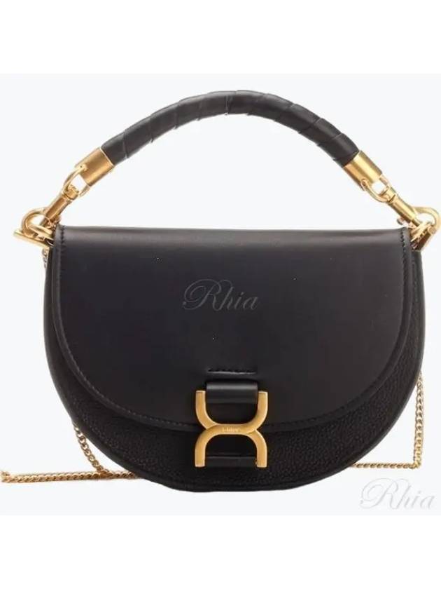 Marcie Chain Flap Shoulder Bag Black - CHLOE - BALAAN 2