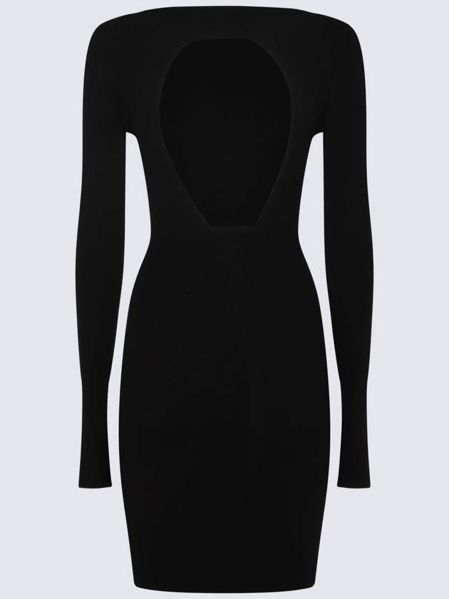 Rick Owens Black Viscose Dress - RICK OWENS - BALAAN 2