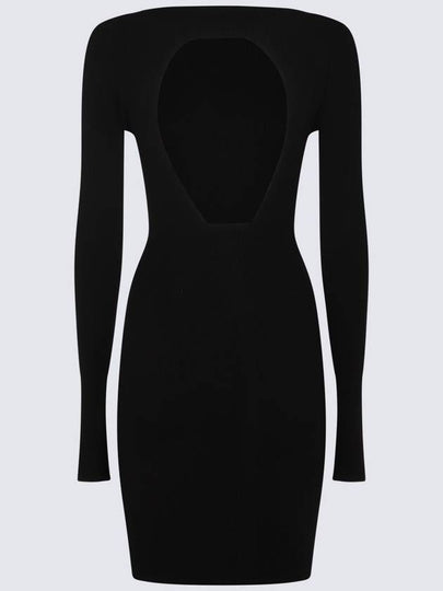 Rick Owens Black Viscose Dress - RICK OWENS - BALAAN 2