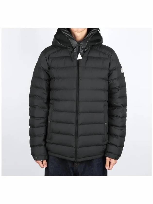 Chevrerie Hooded Short Down Padding Black - MONCLER - BALAAN 3