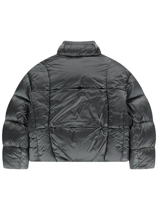 Women Fade Goose Down Short Puffer Charcoal - OFFGRID - BALAAN 8