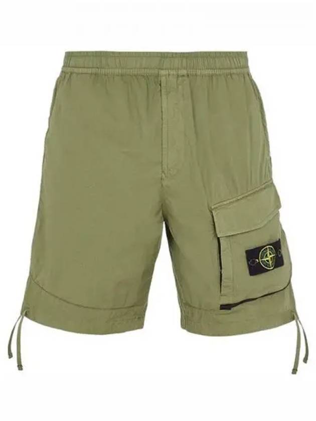 Wappen Cargo Bermuda Shorts Green - STONE ISLAND - BALAAN 2