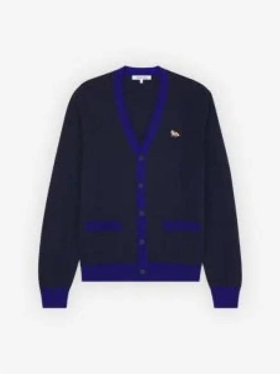 Baby Fox Patch Regular Cardigan Navy - MAISON KITSUNE - BALAAN 2