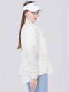 Nylon Lightweight Waist Banding Fit and Flare Ivory Windbreaker Jacket DO3242WB49 2 - DOYOUKNOWMC GOLF WEAR - BALAAN 4