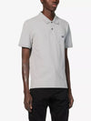 Stretch Piquet Regular Polo Shirt Grey - CP COMPANY - BALAAN 4