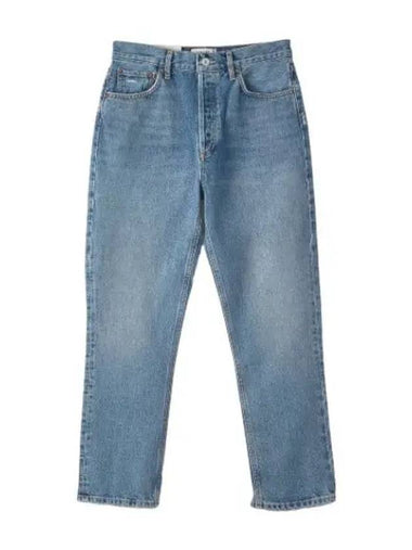 A Goldie Riley high rise cropped denim pants medium indigo jeans - AGOLDE - BALAAN 1