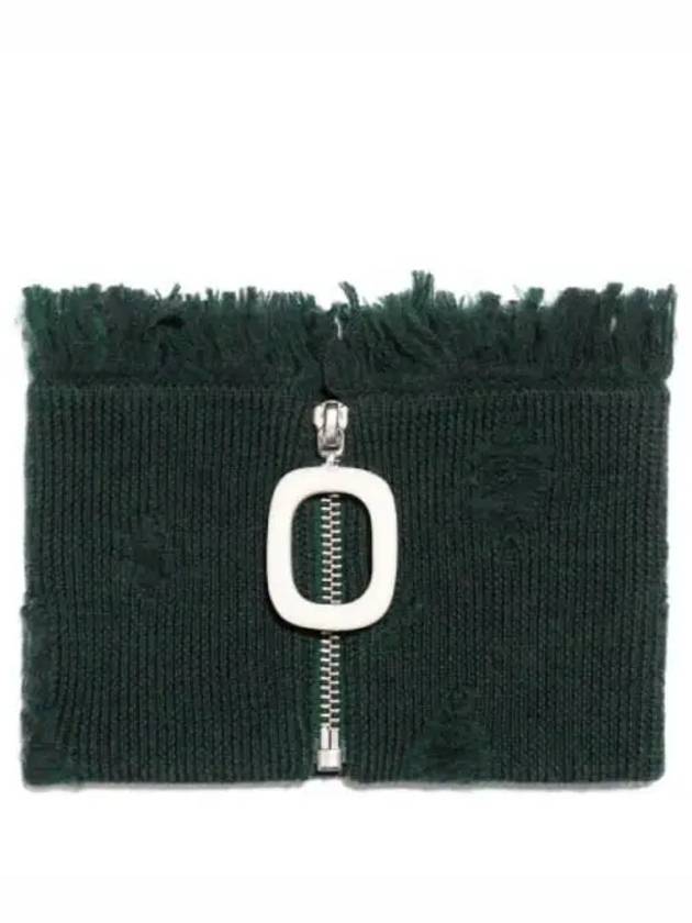 Fringe Neckband Dark Green - JW ANDERSON - BALAAN 1