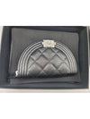 Boy Coin Purse Half Moon AP3251 Zipper Doll - CHANEL - BALAAN 4