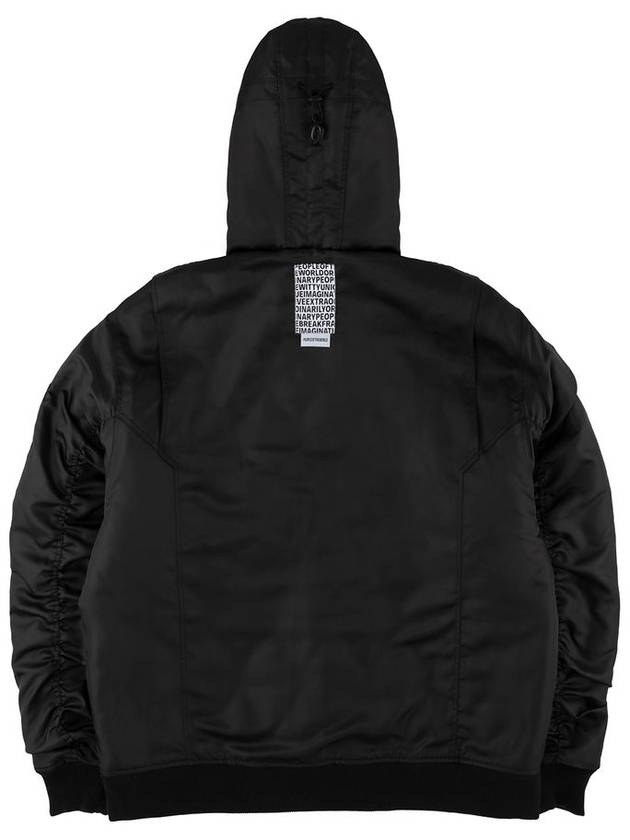 Warm Heating MA 1 Padded Anorak_BK - PEOPLE OF THE WORLD - BALAAN 3