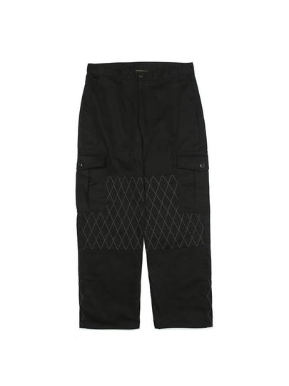 Cotton Double Cargo Wide Pants Black - OGARP - BALAAN 2