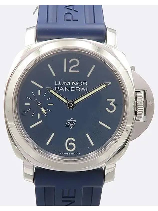 Officine PAM 01085 Luminor Logo 44MM Automatic Leather Band Men s Watch - PANERAI - BALAAN 1