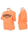 Tight Guy Short Sleeve T-Shirt Orange - DSQUARED2 - BALAAN 3