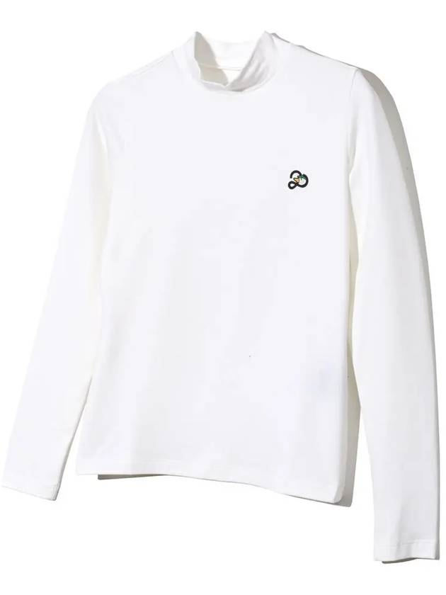 Logo point brushed base layer t-shirt WHITE - 20THHOLE - BALAAN 5