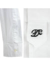 slim fit long sleeve shirt white - DSQUARED2 - BALAAN.