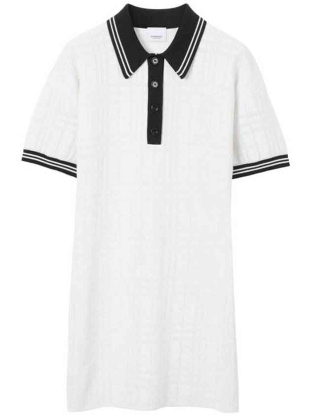 Midi Dress 8072651 WHITE - BURBERRY - BALAAN 1