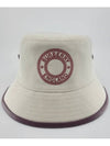 Logo Print Bucket Hat White - BURBERRY - BALAAN 2