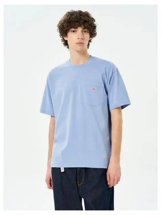 Men s cb pocket t shirt blue domestic product - DANTON - BALAAN 1