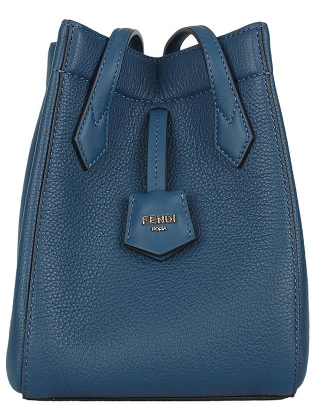 Origami Mini Bucket Bag Blue - FENDI - BALAAN 3