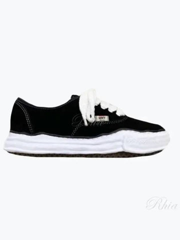 A11FW720 Black Baker Suede Low Top Sneakers - MIHARA YASUHIRO - BALAAN 1