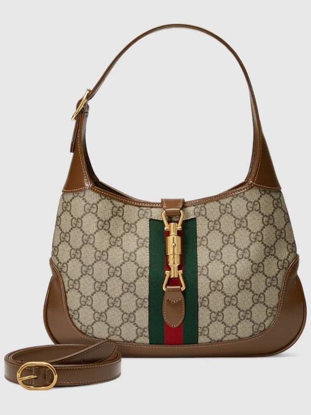 Jackie 1961 GG Supreme Small Shoulder Bag Brown - GUCCI - BALAAN 5