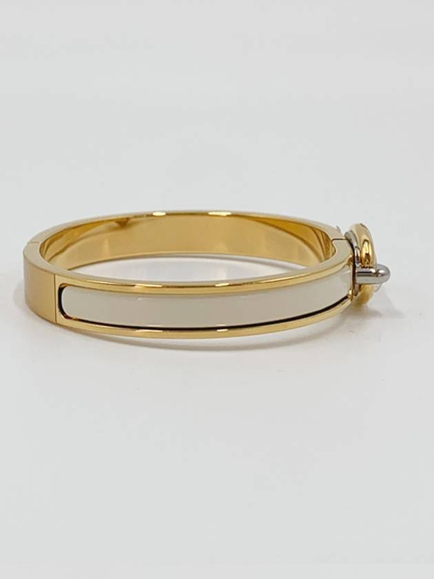 Mini Clic Chaine D'Ancre Bracelet Gold Cream - HERMES - BALAAN 4