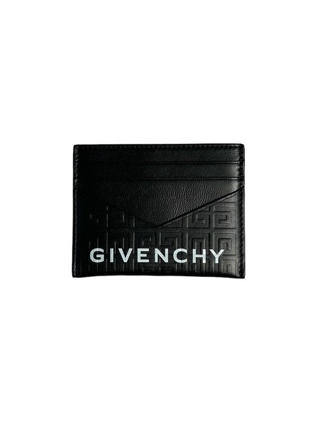 Logo 4G Monogram Card Wallet Black - GIVENCHY - BALAAN 2