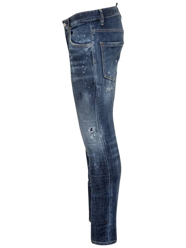 Skater Denim Jeans Dark Blue - DSQUARED2 - BALAAN 4