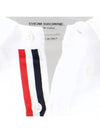 Men's Logo Patch Classic Cotton Long-Sleeve Shirt White - THOM BROWNE - BALAAN 6