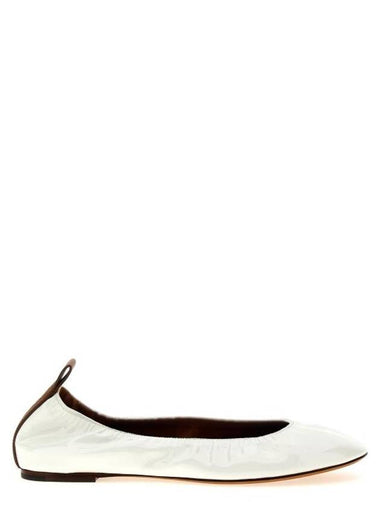 Flat Shoes FWBAMB02GLOSP2400 White - LANVIN - BALAAN 1